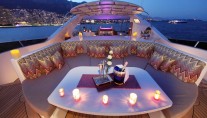 Motor Yacht TOLD U SO -  Evening on the Top Deck